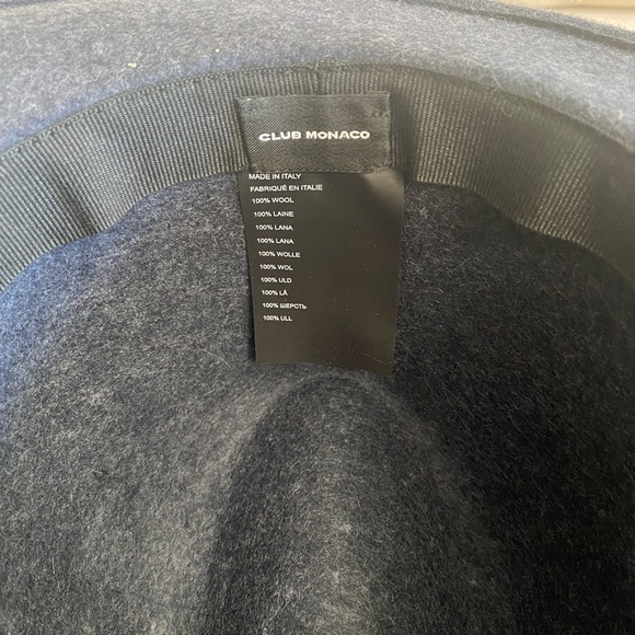 Club Mónaco navy wide brim hat - unisex - Picture 6 of 6